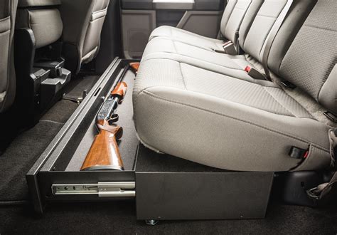 metal weapon box|gun box for vehicle.